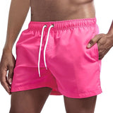 Men's Swim Shorts Swim Trunks Quick Dry Board Shorts Bathing Suit Breathable Drawstring With Pockets for Surfing Beach Summer