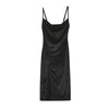 European and American style women's clothing for spring and summer, fashionable and sexy, slim fit, slit camisole dress for wome