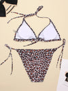 Women's Swimwear 2022 Push Up Bikini Two Pieces Swimsuits Halter Bandage Bathing Suits Sexy Thong Bikini Sets Summer Beach Wear