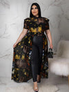 Blouses for Women Fashion 2025 Summer Lady Elegant Chiffon Blouse Plus Size Dress Tops 4xl 5xl Wholesale Bulk Dropshipping