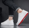 Men's Red Soled Casual Shoes Four Seasons Minimalist Board Shoe Mens Spring and Autumn Genuine Leather Sports Shoes Sneakers