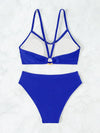 Sexy Woman Swimsuits 2025 Summer Swimwear Women's Bikinis for Female Two Pieces Beach Wear Solid Color Bikinis Set Bathing Suit