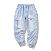 Plus Size 5XL Men's Baggy Harem Jeans Hip Hop Male Trousers Black Blue Cargo Jeans Man Fashion Streetwear Denim Jogger Pants