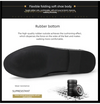 Men's plus size casual leather shoes Four Seasons new outdoor anti slip comfort walking shoes business Half support leather shoe
