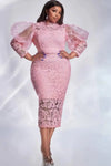 Women Plus Size Dress Formal Elegant and Beautiful Women's Dresses Midi Dress Elegant Wedding Evening Cocktail Bodycon Dresses