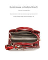 Fancy Red Middle-Aged Mother Bag Accessible Luxury Handbag 2025 Autumn Easiest for Match Fashion Wedding Bag Large-Capacity Crossbody Bag