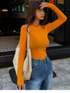 Woman Clothing Short Sleeve T-shirt Slim Fit Tops Female O-Neck Knitted Sheath Tee Shirt Street Wear Sex Sporty 2025 Y2K New