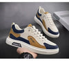 2025 new men's shoes with low top leather, fashionable and trendy running and sports, one foot casual shoes, and trendy shoes