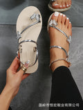 2023 New Butterfly Toe Sandals, Beach Sandals, Occidental Slippers, Chinese Feminis  Wedding Shoes Bride  Womens Shoes
