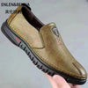 Mens  Shoes Slip on Soft Loafers Non Slip Breathable Driving Flats Spring Walking Office Work Shoes Mocassin Homme