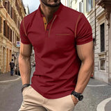 New Summer Men's Short - sleeved Polo Shirts: Casual, Sporty and Quick - drying Men's Tops