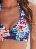 Women's Swimwear 2022 Push Up Bikini Two Pieces Swimsuits Halter Bandage Bathing Suits Sexy Thong Bikini Sets Summer Beach Wear