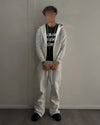 Y2k High Street Apparel Loose Trendy Oversized Casual Pants Men's Retro Fashion Harajuku Embroidered Pattern Wide Leg Pants