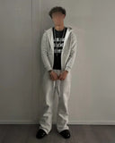 Y2k High Street Apparel Loose Trendy Oversized Casual Pants Men's Retro Fashion Harajuku Embroidered Pattern Wide Leg Pants