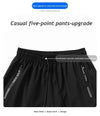Men Plus Size Shorts Summer Pants Work Trousers Men Quick-drying Loose Fit Sports Fitness Sweatpants