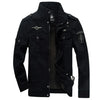 Spring Autumn New 100% Cotton Men Outwear Fashion Casual Outdoor Jacket Mens Brand High-Quality Jackets Coat Men Bomber Jacket