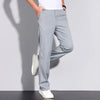 Plus Size 28-42 Men's Classic Business Jeans Straight Thin Stretch Cotton Luxury Denim Trousers Korean Spring Summer Male Pants