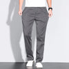 Plus Size 28-42 Men's Classic Business Jeans Straight Thin Stretch Cotton Luxury Denim Trousers Korean Spring Summer Male Pants