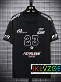 Mens Fashion Plus Size Racing Tshirt Casual Street Style Motorcycle Graphic Tees Breathable Loose 3D Short Sleeve Top Streetwear