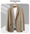 plus Size Men's Fashion Suit 2025 High Quality Slim Fit Solid Color Hipster Casual Coat for Spring Autumn