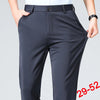 Plus Size Trousers Men Business Suit Pants Stretch Formal Dress Pants Big Man Classic Black Trousers