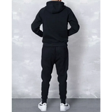Casual Suit Men's Autumn New Style Loose Plus Size Trend Sweaters and Trousers Sports Casual Three-piece Set