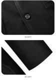 plus Size Men's Fashion Suit 2025 High Quality Slim Fit Solid Color Hipster Casual Coat for Spring Autumn