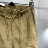 Mens American Tactical Cargo Pants Premium Camo Baggy Loose Fit Vintage Streetwear Korean Style Trendy Workwear Khaki Pants Male