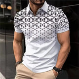 6XL Plus Size Men's Clothing Fashion Polos T-Shirts Summer Short Sleeve 3D Printed Streetwear Male POLO T Shirt Pullovers Tops