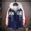 Trendy Spring Autumn Sweatshirt Men's Jacket for Youth Large Size Cool School Uniform Middle School Student Men's Wear Ballpark