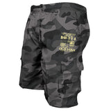 Plus Size Cargo Shorts Men Camo Solid Multi Pocket Summer Outdoor Casual Loose Fit Utility Style Short Pants Hot Item Sale