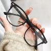 Women's Round Frame Myopia Glasses Vintage Transparent Minus Diopter Glasses Unisex Trend Blue Light Blocking Near Sight Eyewear