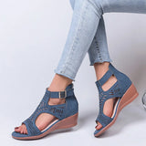 Sandals Women's High Heel Wedge Fashion Womens Shoes Comfort Luxury Sandals Women Designers Outdoor Beach Shoes 2023