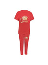 Plus Size Europe and America New Summer  Women's Printed Comfortable Casual Set