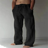Mens Linen Pants Linen Pants for Men Loose Straight Pants Cotton Linen Cotton Linen Men Pants Linen Oose Linen Pants
