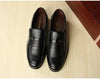 Men's plus size business Shoes Work dress leather shoes Autumn round toe anti slip footwear Fashion comfort male Loafers Zapatos