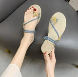 2023 New Butterfly Toe Sandals, Beach Sandals, Occidental Slippers, Chinese Feminis  Wedding Shoes Bride  Womens Shoes