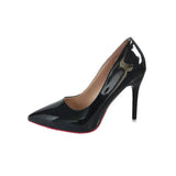 Sexy Red Bottom Women High Heels Classic Ladies Pumps Autumn Leather Dress Heel Shoes for Women Banquet Wedding High Heels