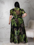 Blouses for Women Fashion 2025 Summer Lady Elegant Chiffon Blouse Plus Size Dress Tops 4xl 5xl Wholesale Bulk Dropshipping