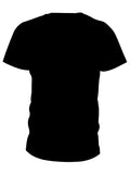 Summer 2025 new 3D digital print casual fashion short-sleeved and long pants men's set