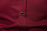 2025 Men's Summer Casual Long Sleeve Shirts Slim Fit Turn Down Collar Shirts Formal Office Business Shirts for Men Tops Big Size