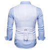 2025 Men's Formal Dress Vest Top Double Breasted Casual Tank Tops Solid Slim V-Neck Club Party Suits Vest Formal Waistcoat Men