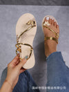 2023 New Butterfly Toe Sandals, Beach Sandals, Occidental Slippers, Chinese Feminis  Wedding Shoes Bride  Womens Shoes