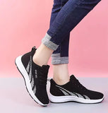 Fashion Women's Sneakers Lightweight Womens Shoes Comfortable Ladies Vulcanized Shoes Outdoor Lace-up Training Shoes Zapatillas