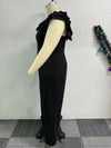 Plus Size Women Clothes Jumpsuit Summer Clothes Black Urban Leisure Bodysuit New 2024 Wide Leg Jumpsuit Wholesale Dropshipping