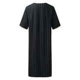 Muslim Men Clothing Galabia Islam Thobe Oman Robes Pocket Design Round Neck Saudi Arabia Man Solid Color Thobe For Men