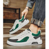 2025 new men's shoes with low top leather, fashionable and trendy running and sports, one foot casual shoes, and trendy shoes