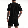 Men's Summer Sports suit Casual Fashion sports two-piece suit Sports quick-drying T-shirt shorts set Fitness Top Sports shorts