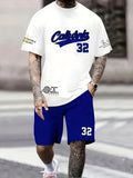 The 2025 summer new men's two-piece set is a casual, sporty, street diary, Harajuku digital printed polyester men's wear. It is