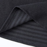 2-piece plus size men's fall/winter thermal underwear set fashion simple sleeve striped long-sleeved trousers casual pajamas set
